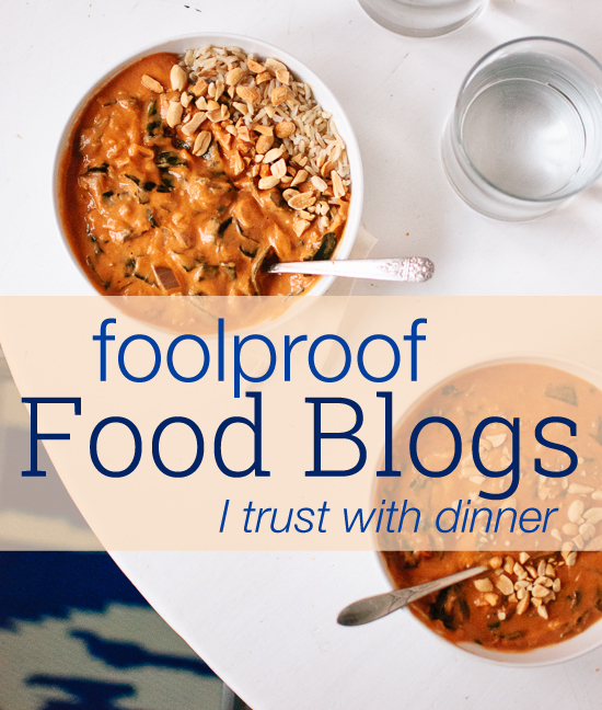 My favorite foolproof food blogs and other good links