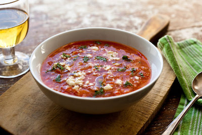 NYT winter tomato soup with bulgur